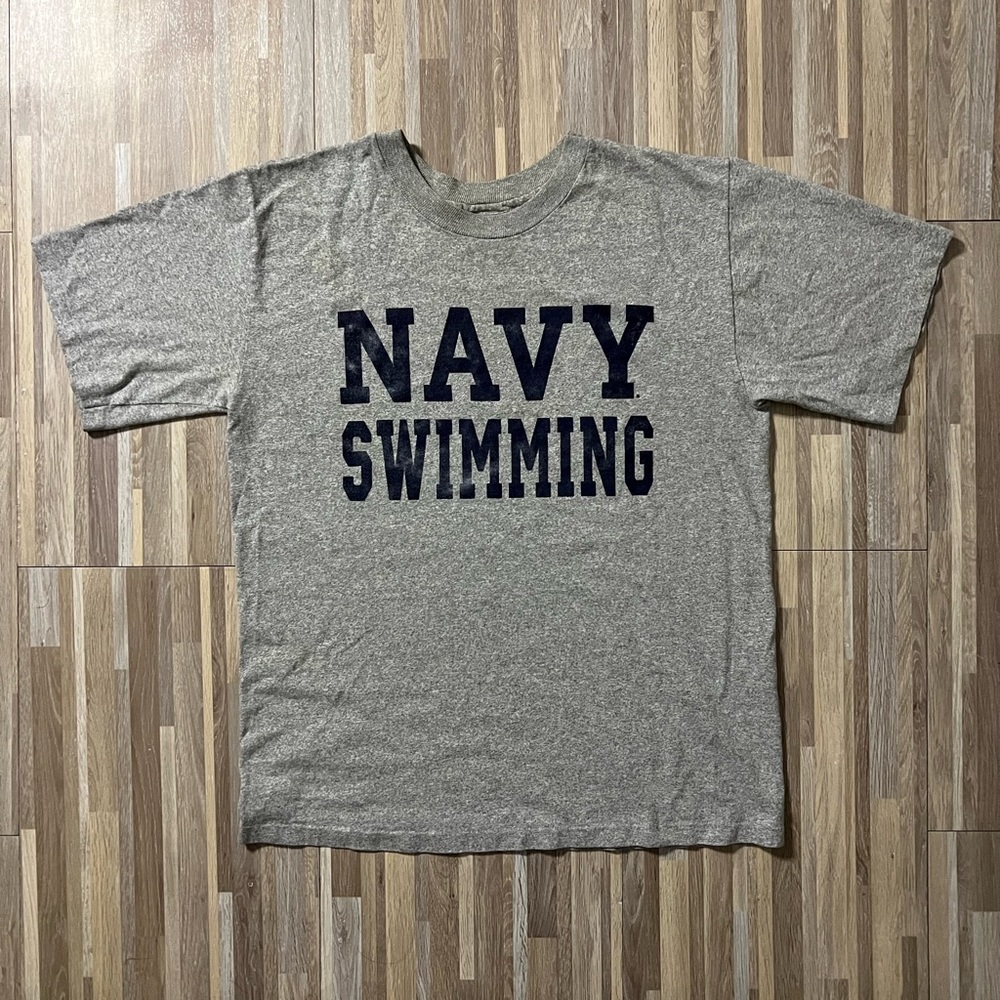 Vintage 90s US Navy Academy Gift Shop Made in USA Large T-shirt Single Stitched
